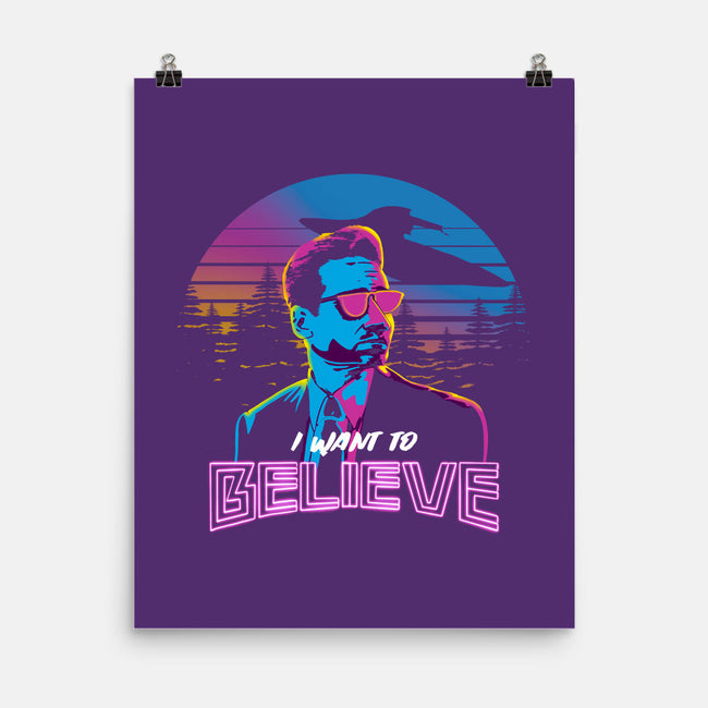 Mulder Believes-none matte poster-Feilan