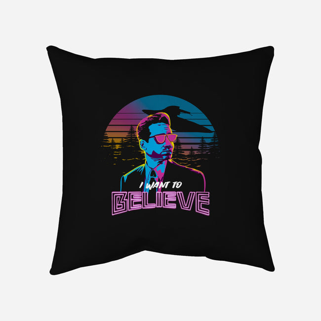 Mulder Believes-none removable cover throw pillow-Feilan