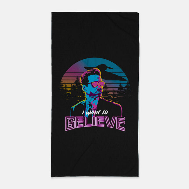 Mulder Believes-none beach towel-Feilan
