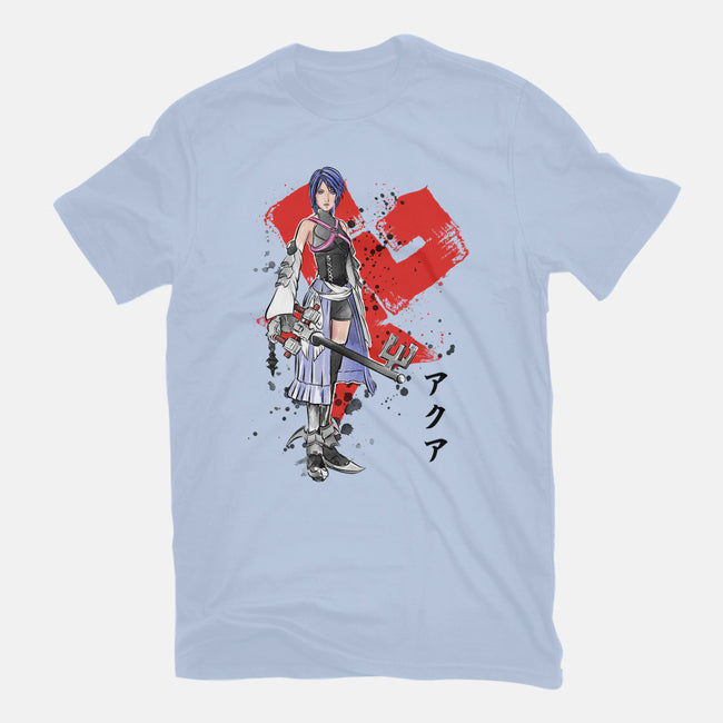 Keyblade Master Aqua-womens basic tee-DrMonekers