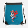 Keyblade Master Aqua-none drawstring bag-DrMonekers