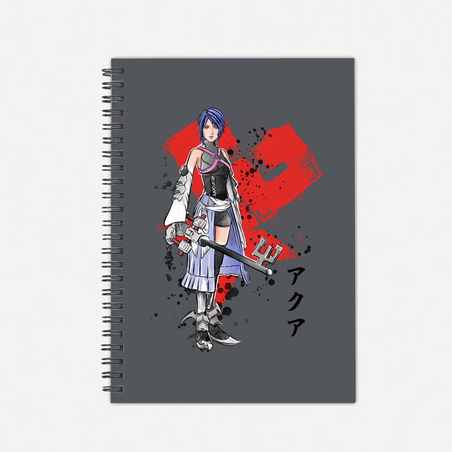 Keyblade Master Aqua-none dot grid notebook-DrMonekers