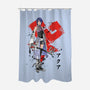 Keyblade Master Aqua-none polyester shower curtain-DrMonekers
