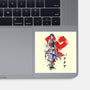 Keyblade Master Aqua-none glossy sticker-DrMonekers