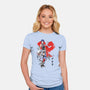 Keyblade Master Aqua-womens fitted tee-DrMonekers