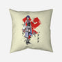 Keyblade Master Aqua-none removable cover w insert throw pillow-DrMonekers