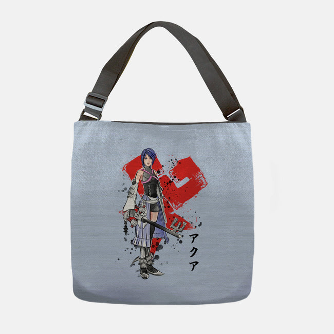 Keyblade Master Aqua-none adjustable tote-DrMonekers