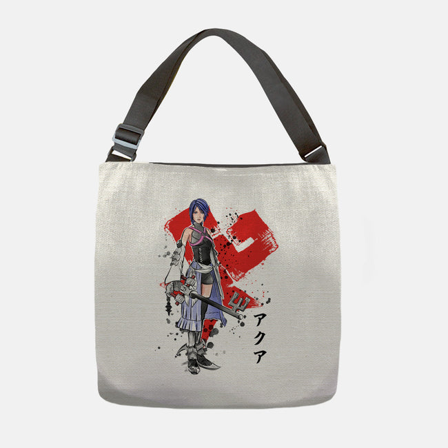 Keyblade Master Aqua-none adjustable tote-DrMonekers