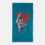 Keyblade Master Aqua-none beach towel-DrMonekers