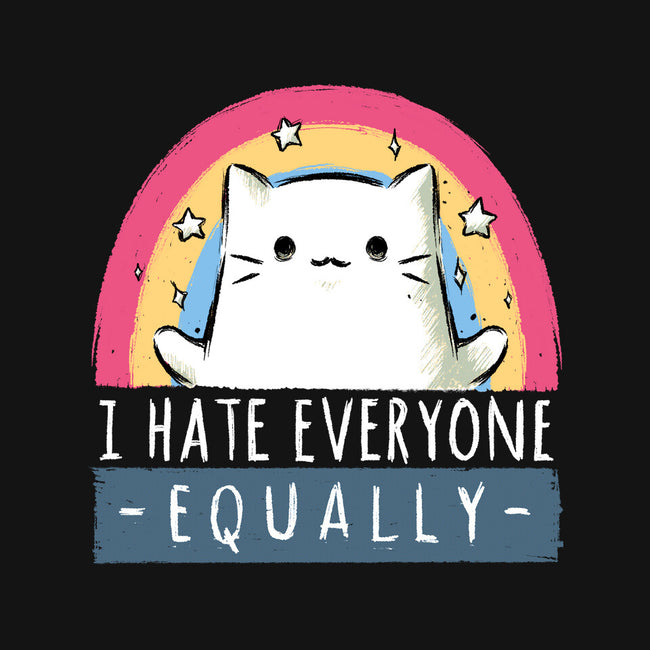 Equally Hate-none removable cover w insert throw pillow-xMorfina