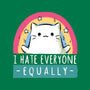 Equally Hate-none removable cover w insert throw pillow-xMorfina