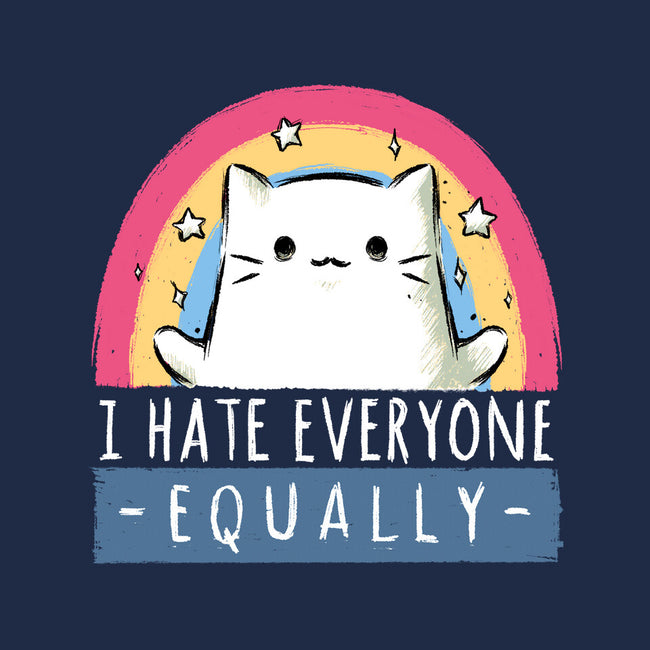 Equally Hate-none removable cover w insert throw pillow-xMorfina