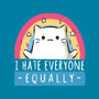 Equally Hate-none removable cover w insert throw pillow-xMorfina