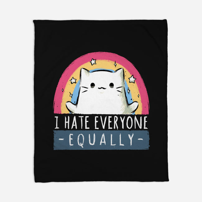 Equally Hate-none fleece blanket-xMorfina