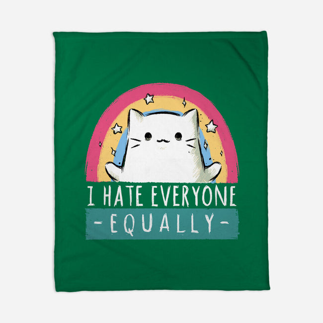 Equally Hate-none fleece blanket-xMorfina