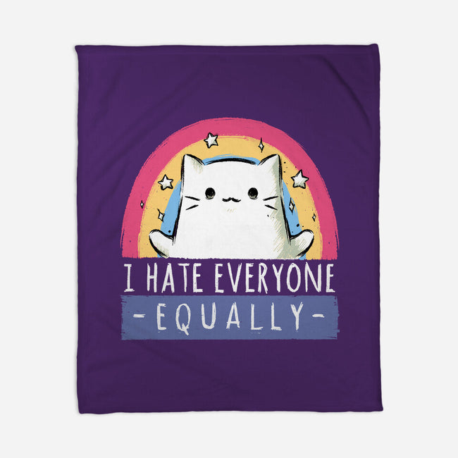 Equally Hate-none fleece blanket-xMorfina