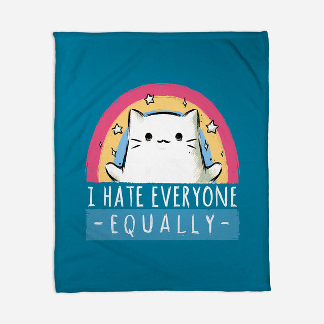 Equally Hate-none fleece blanket-xMorfina