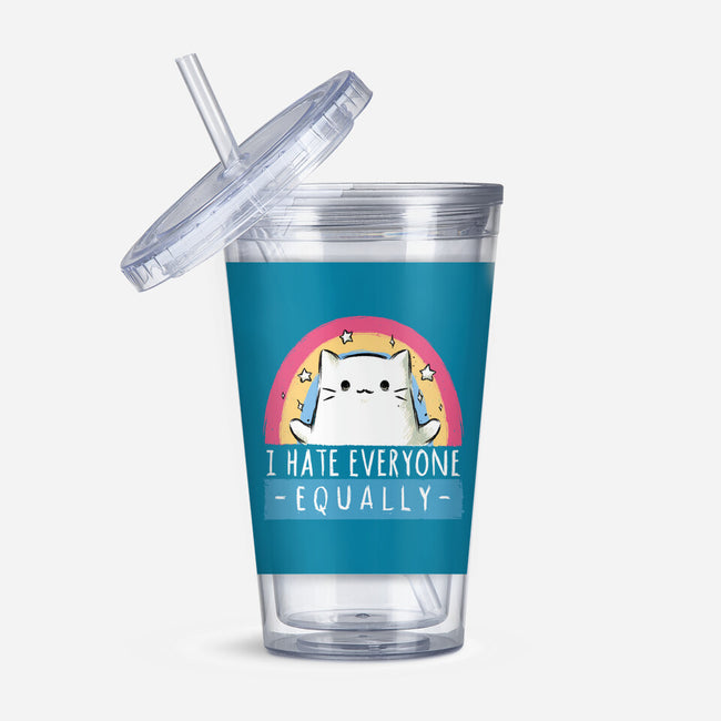 Equally Hate-none acrylic tumbler drinkware-xMorfina