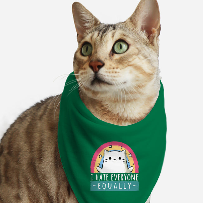 Equally Hate-cat bandana pet collar-xMorfina