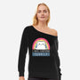 Equally Hate-womens off shoulder sweatshirt-xMorfina