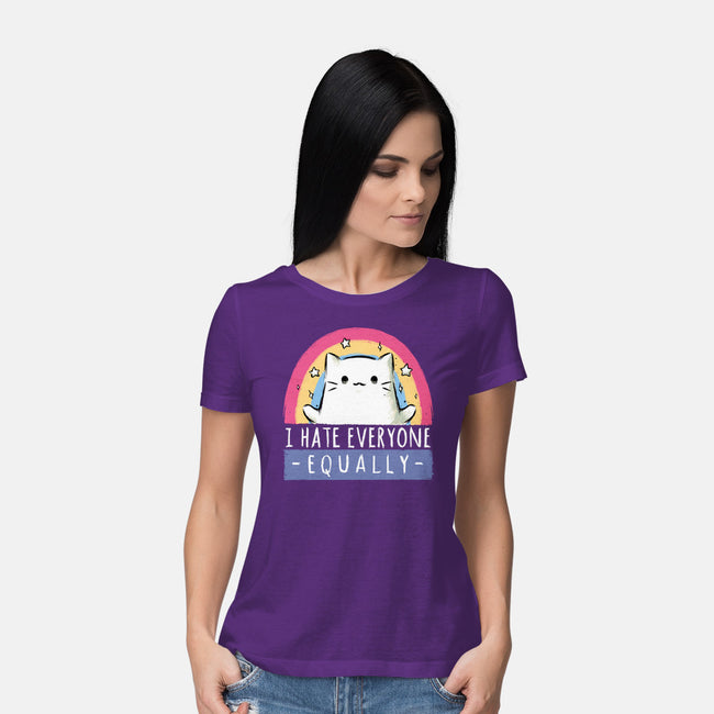 Equally Hate-womens basic tee-xMorfina