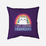 Equally Hate-none removable cover w insert throw pillow-xMorfina
