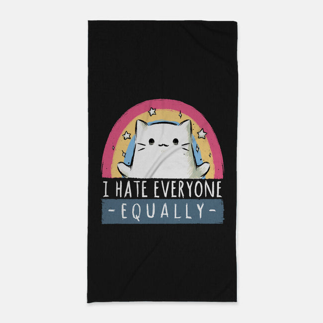 Equally Hate-none beach towel-xMorfina