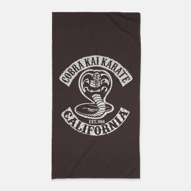 Cobra Kai Karate-none beach towel-dalethesk8er