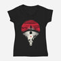 Uchiha Night-womens v-neck tee-dandingeroz