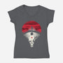 Uchiha Night-womens v-neck tee-dandingeroz