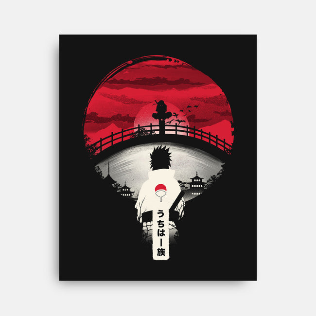 Uchiha Night-none stretched canvas-dandingeroz