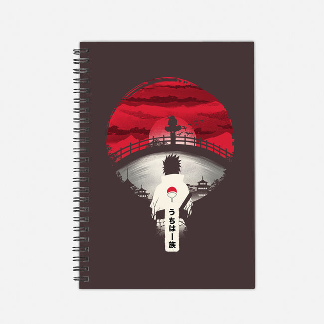 Uchiha Night-none dot grid notebook-dandingeroz