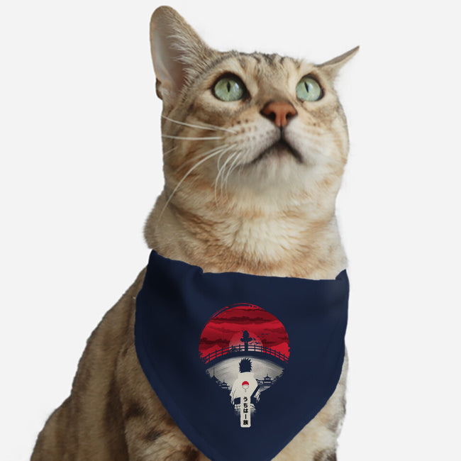 Uchiha Night-cat adjustable pet collar-dandingeroz