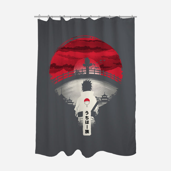 Uchiha Night-none polyester shower curtain-dandingeroz