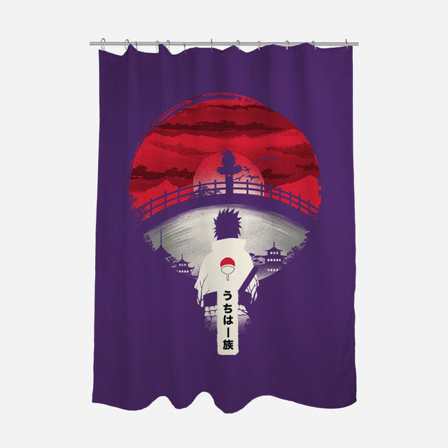 Uchiha Night-none polyester shower curtain-dandingeroz