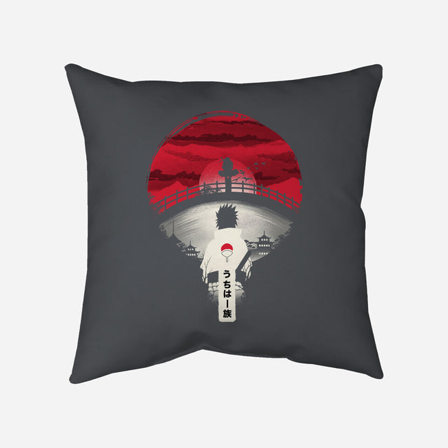 Uchiha Night-none removable cover w insert throw pillow-dandingeroz