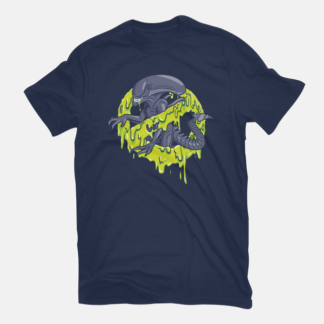 Alien Busters-womens fitted tee-dalethesk8er