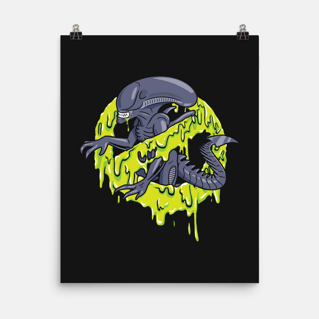 Alien Busters-none matte poster-dalethesk8er