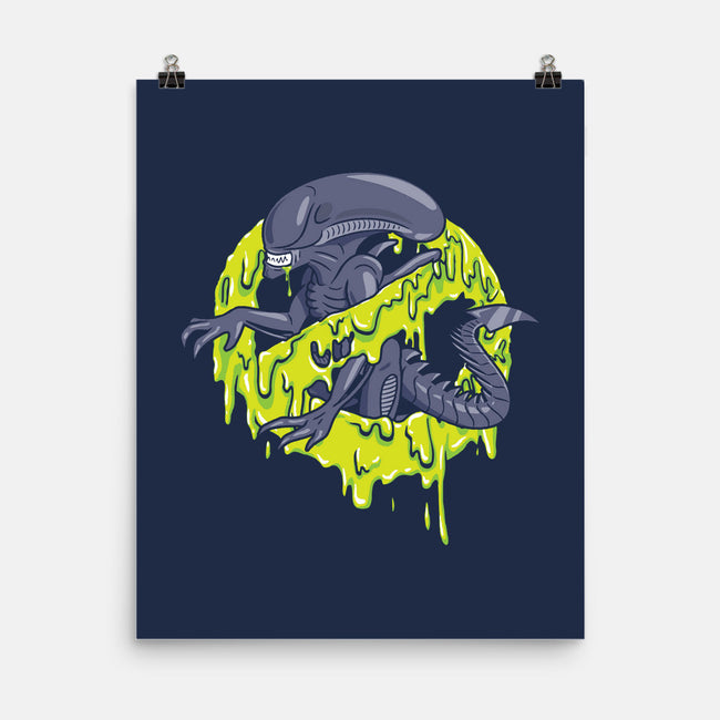 Alien Busters-none matte poster-dalethesk8er
