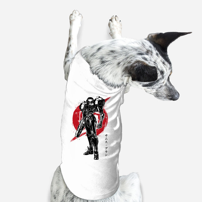 Galactic Bounty Hunter Sumi-E-dog basic pet tank-DrMonekers