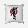 Galactic Bounty Hunter Sumi-E-none non-removable cover w insert throw pillow-DrMonekers