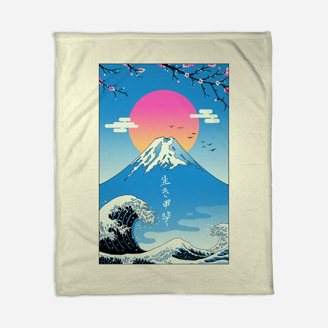 Ikigai-none fleece blanket-vp021