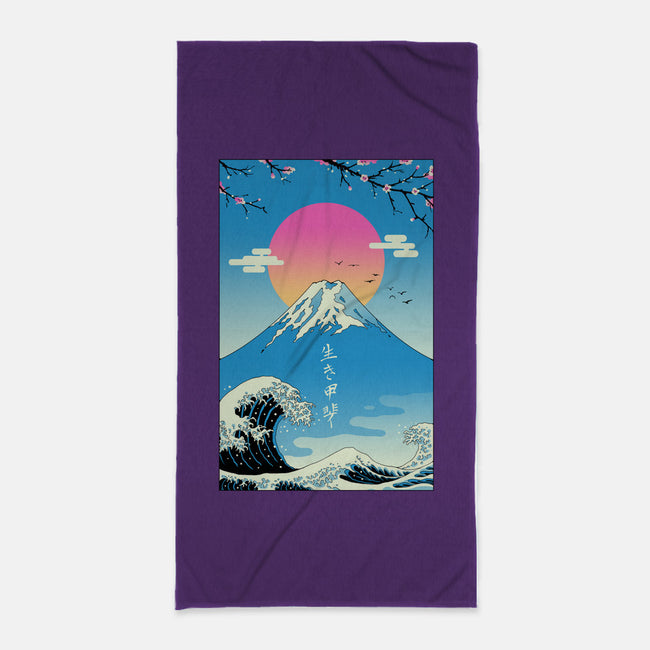 Ikigai-none beach towel-vp021