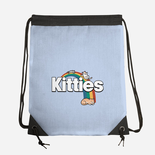 Rainbow Cats-none drawstring bag-vp021