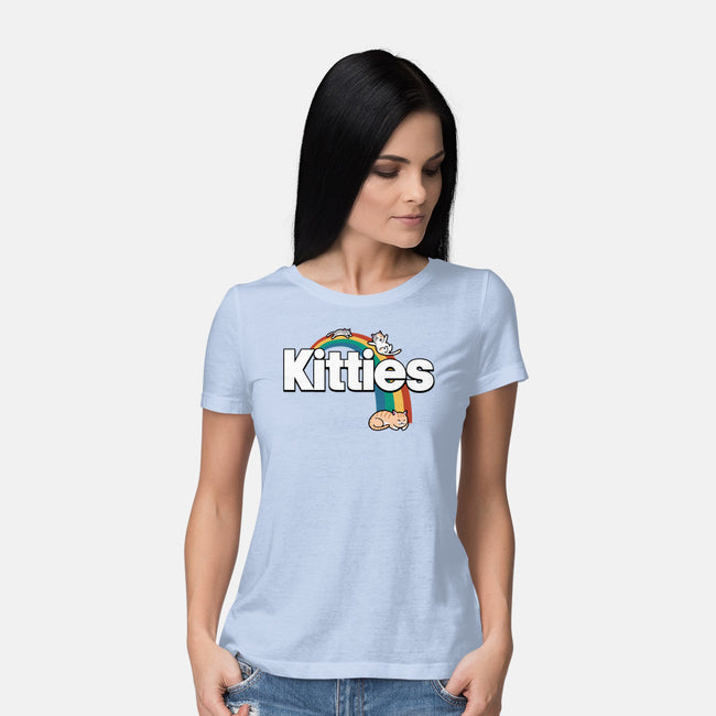 Rainbow Cats-womens basic tee-vp021