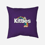 Rainbow Cats-none removable cover w insert throw pillow-vp021