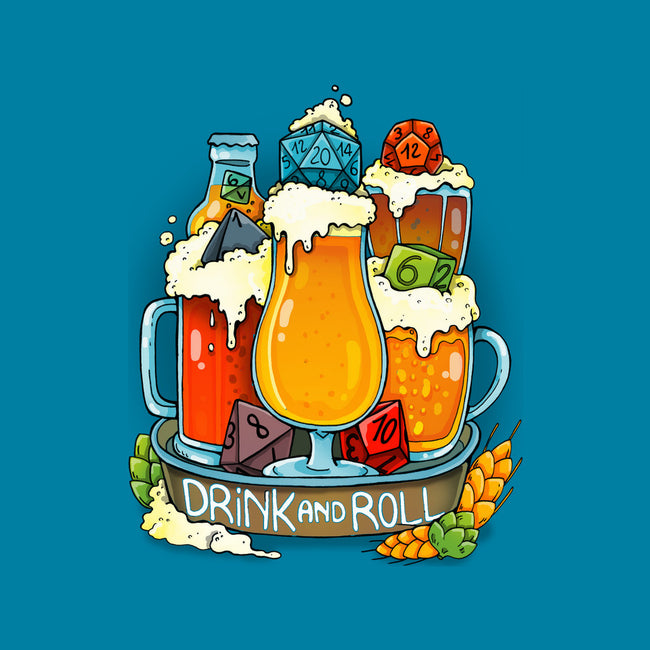 Drink and Roll-none glossy sticker-Vallina84