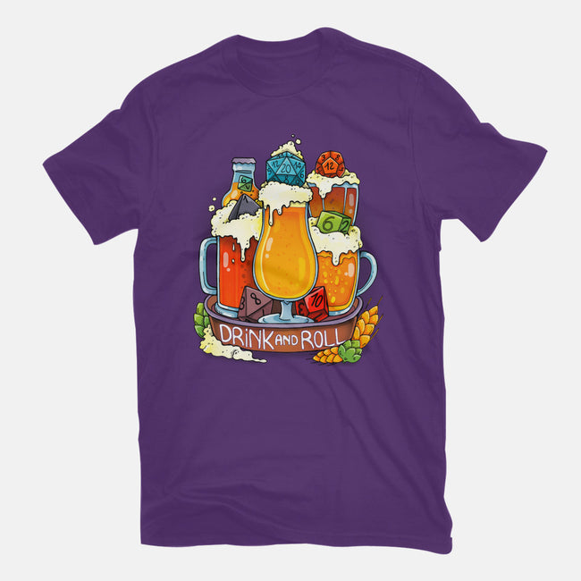 Drink and Roll-mens premium tee-Vallina84