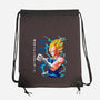 Dad Number One-none drawstring bag-Angel Rotten