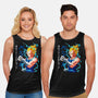 Dad Number One-unisex basic tank-Angel Rotten